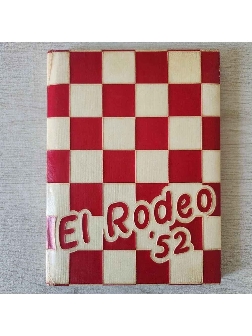 Merced Union High School El Rodeo 1952 Yearbook Vintage Collectible
